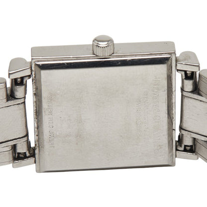 Tiffany & Co. Atlas Quartz Watch With Black Dial And Stainless Steel