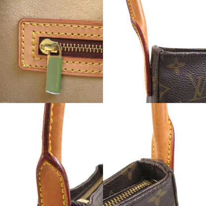 Louis Vuitton Louis Vuitton Shoulder Bag Monogram Looping Mm Canvas Brown Gold