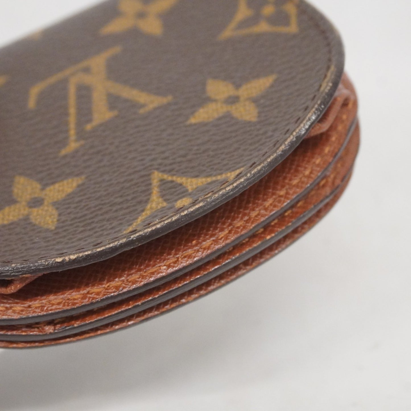 Louis Vuitton Monogram Porte Monnaie Wallet/Coin Case M61970 Brown