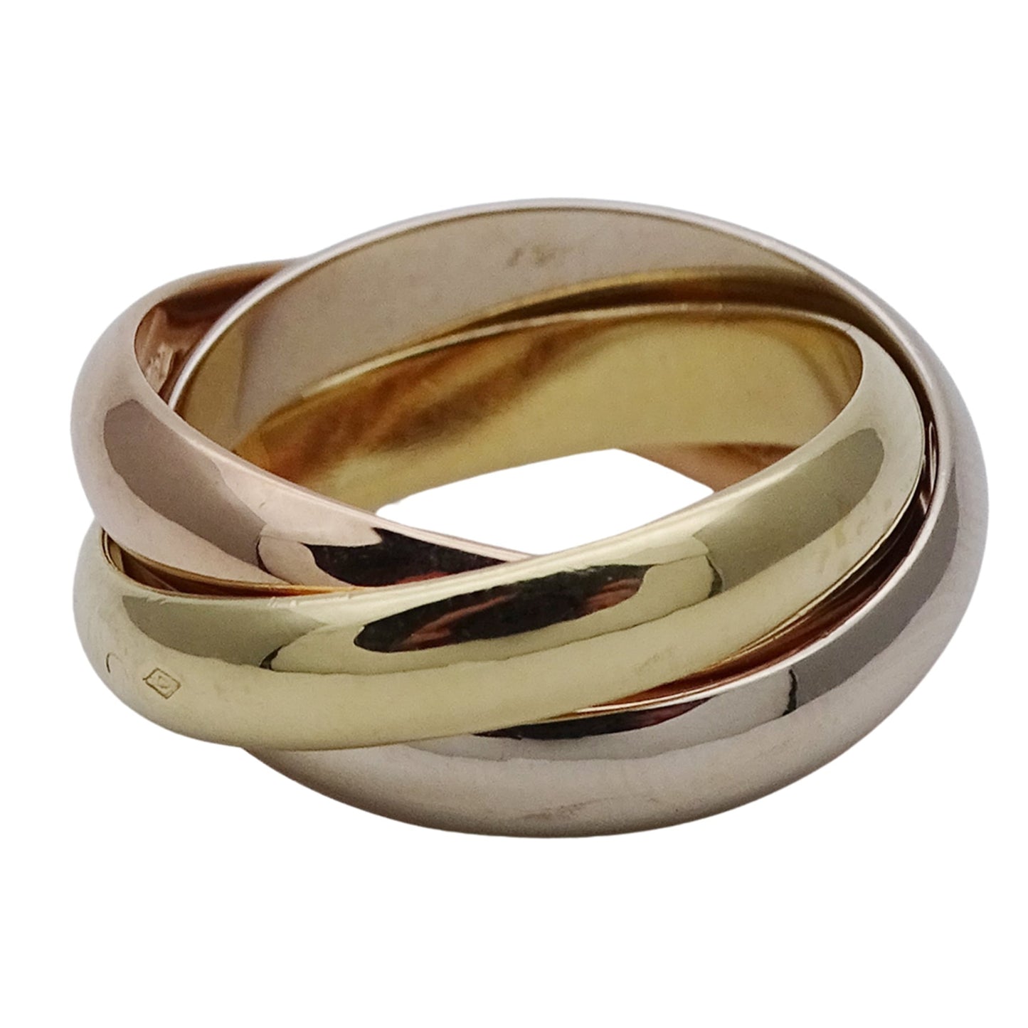 Cartier Trinity Lm Ring For Men And Women In 750Pg