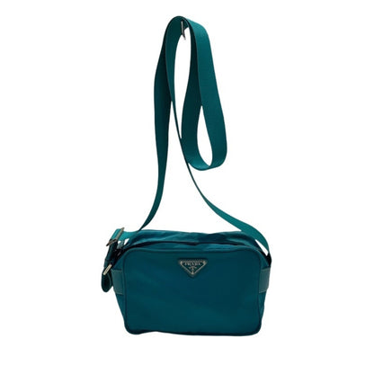 Prada Nylon Shoulder Bag/Pochette Bt0658 Turquoise Kb-9538