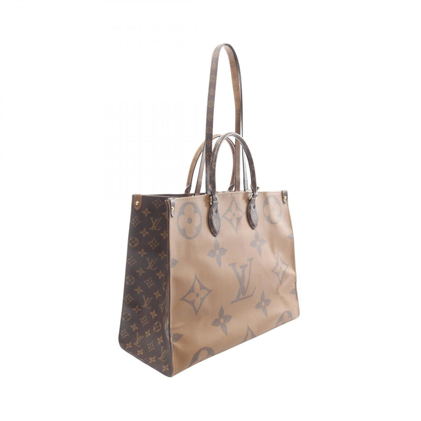 Louis Vuitton On The Go Gm Monogram Giant Reverse Tote Bag