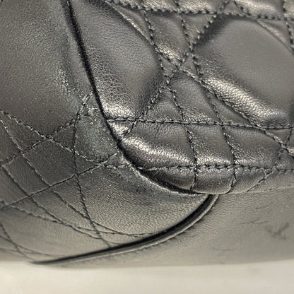 Christian Dior Cannage Miss Shoulder Bag In Black Leather