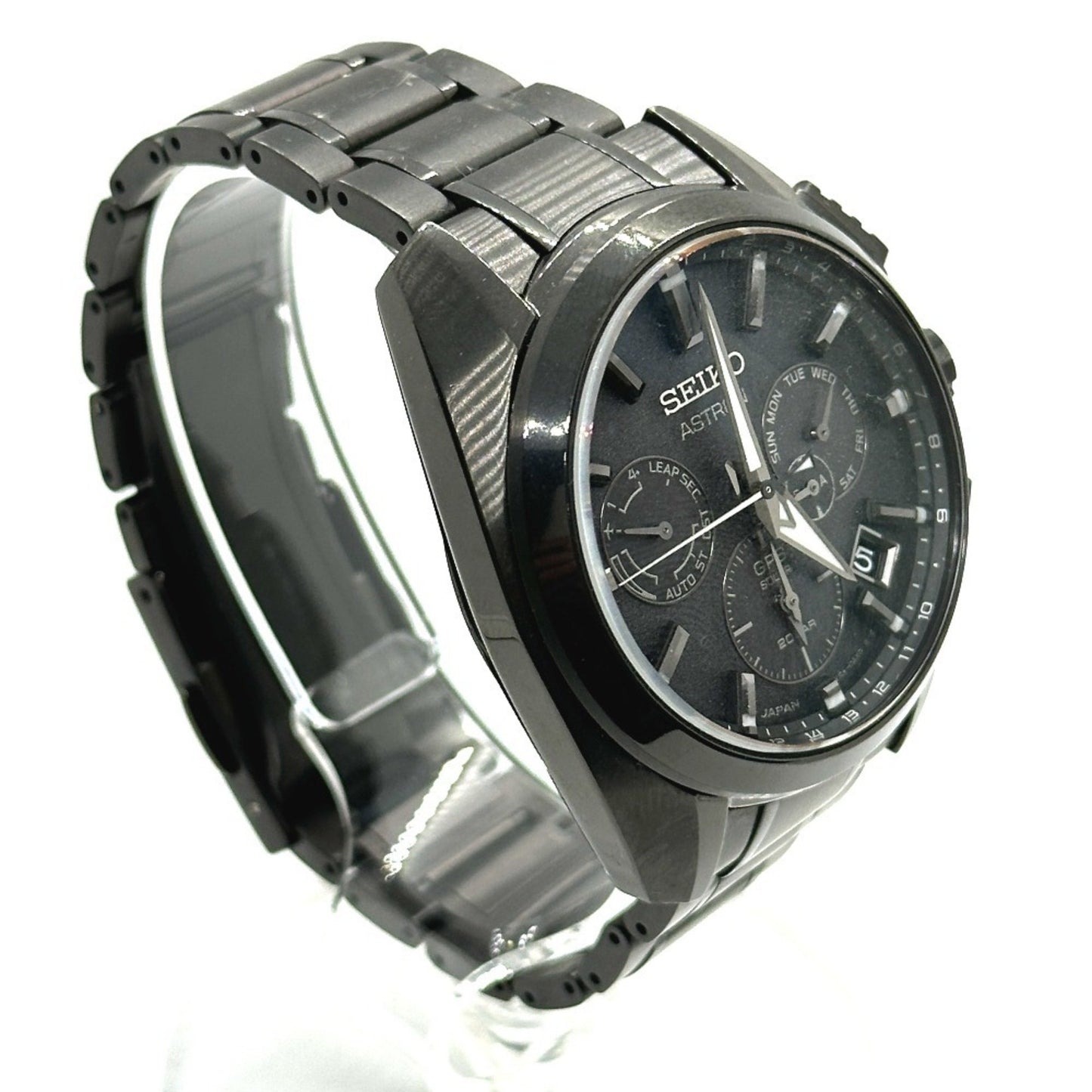 Seiko Sbxc069/5X53-0Av0 Astron Global Line Day Date Gps Solar Radio-Controlled Wristwatch Titanium