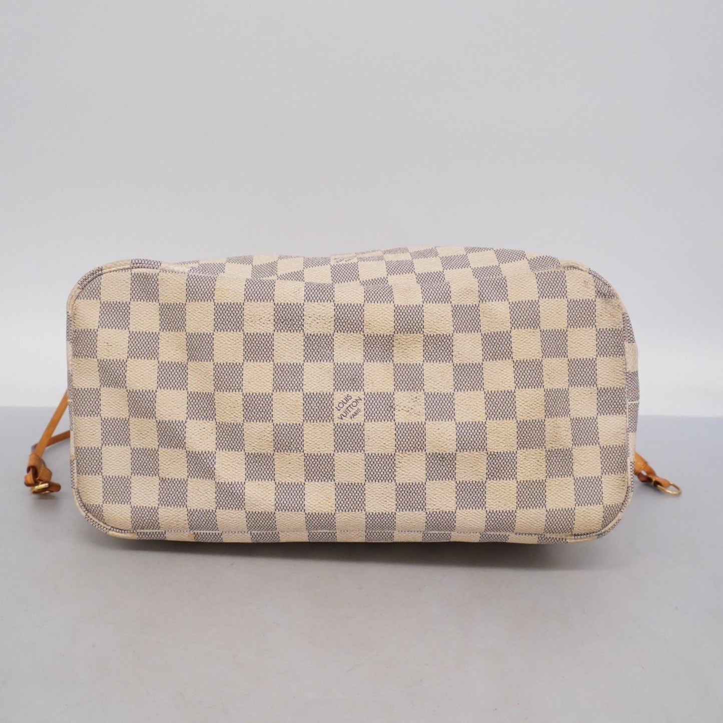 Louis Vuitton Tote Bag Damier Azur Neverfull Mm N51107 White