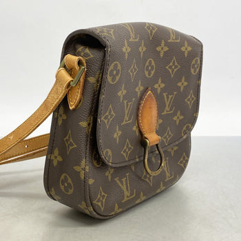 Louis Vuitton Monogram Saint-Cloud Mm Shoulder Bag M51243 Brown