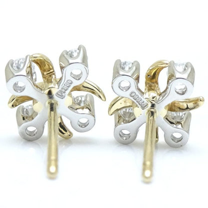Tiffany&Co. Tiffany Schlumberger Earrings Diamond K18Yg Yellow Gold X Pt950 Platinum 293415