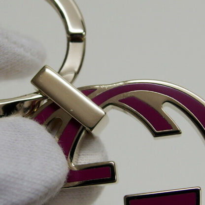 Gucci Interlocking G Keyring Pink Purple
