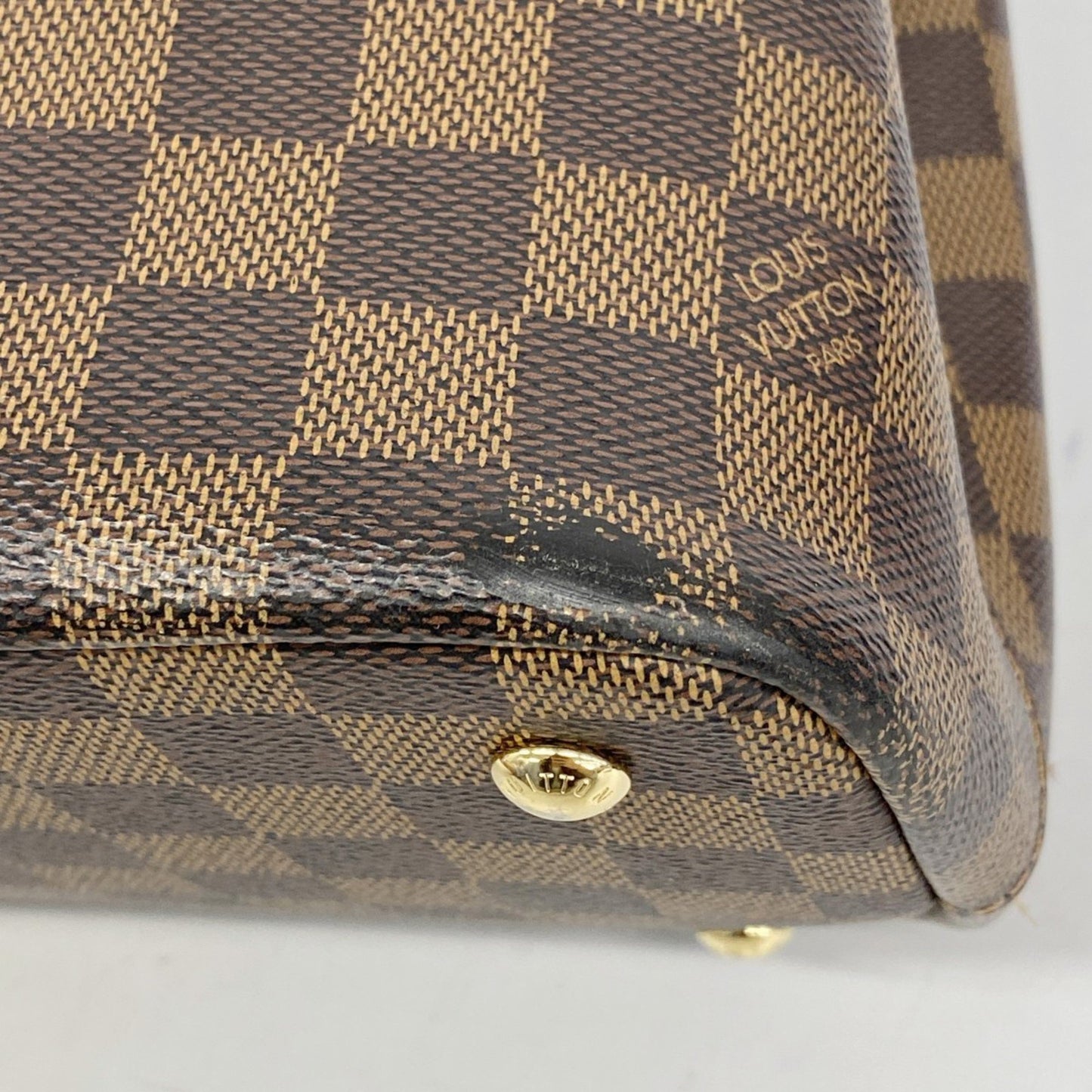 Louis Vuitton Damier Kensington Tote Bag N41435 Ebene