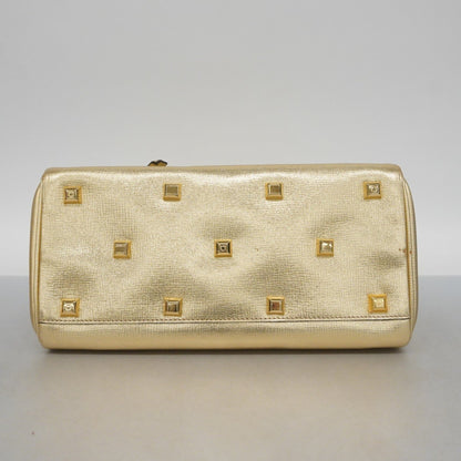 Salvatore Ferragamo Gancini Leather Handbag