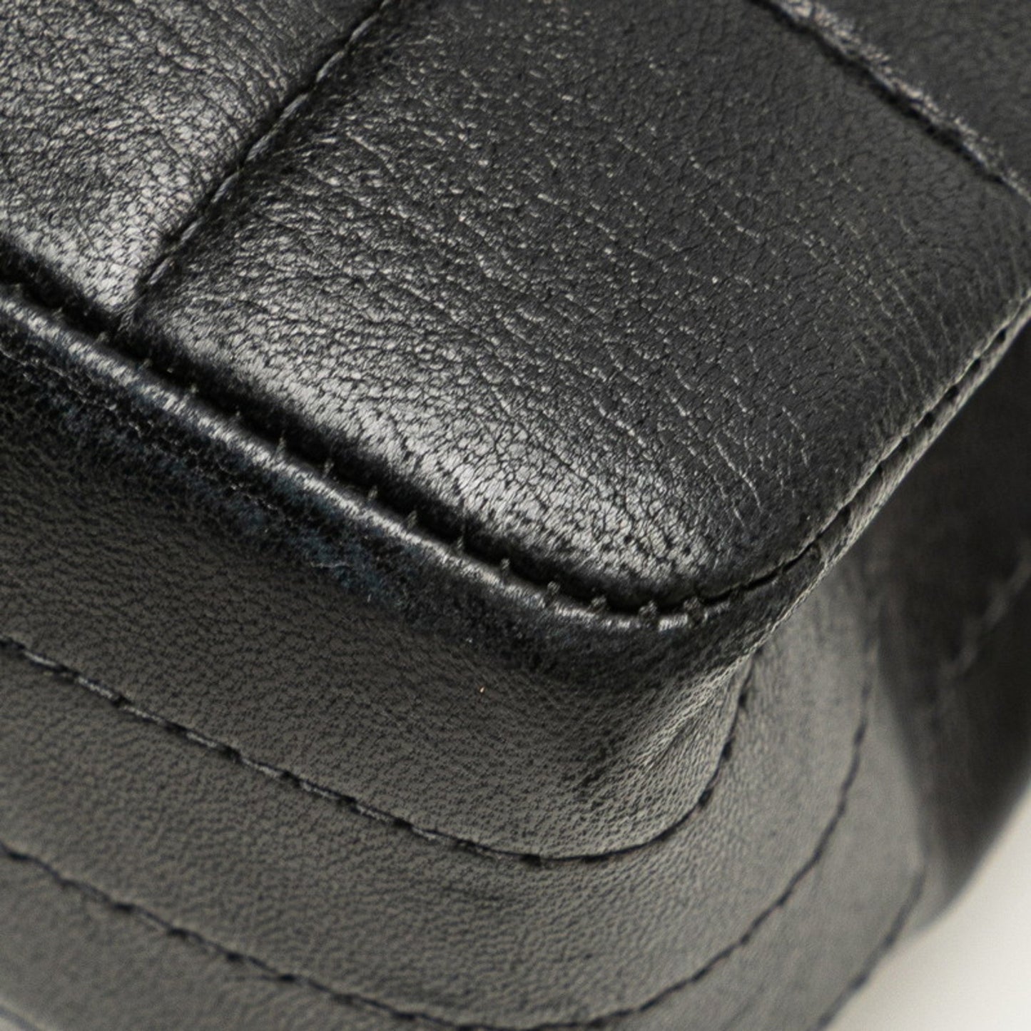 Chanel Chocobar Shoulder Bag In Black Lambskin