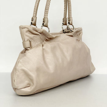 Salvatore Ferragamo Gancini Leather Handbag