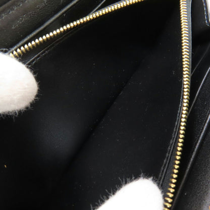 Celine Round Long Wallet Leather