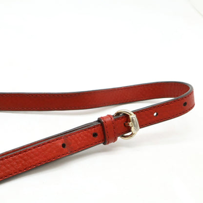 Gucci Soho Small Disco Tassel Shoulder Bag/Pochette In Red Leather