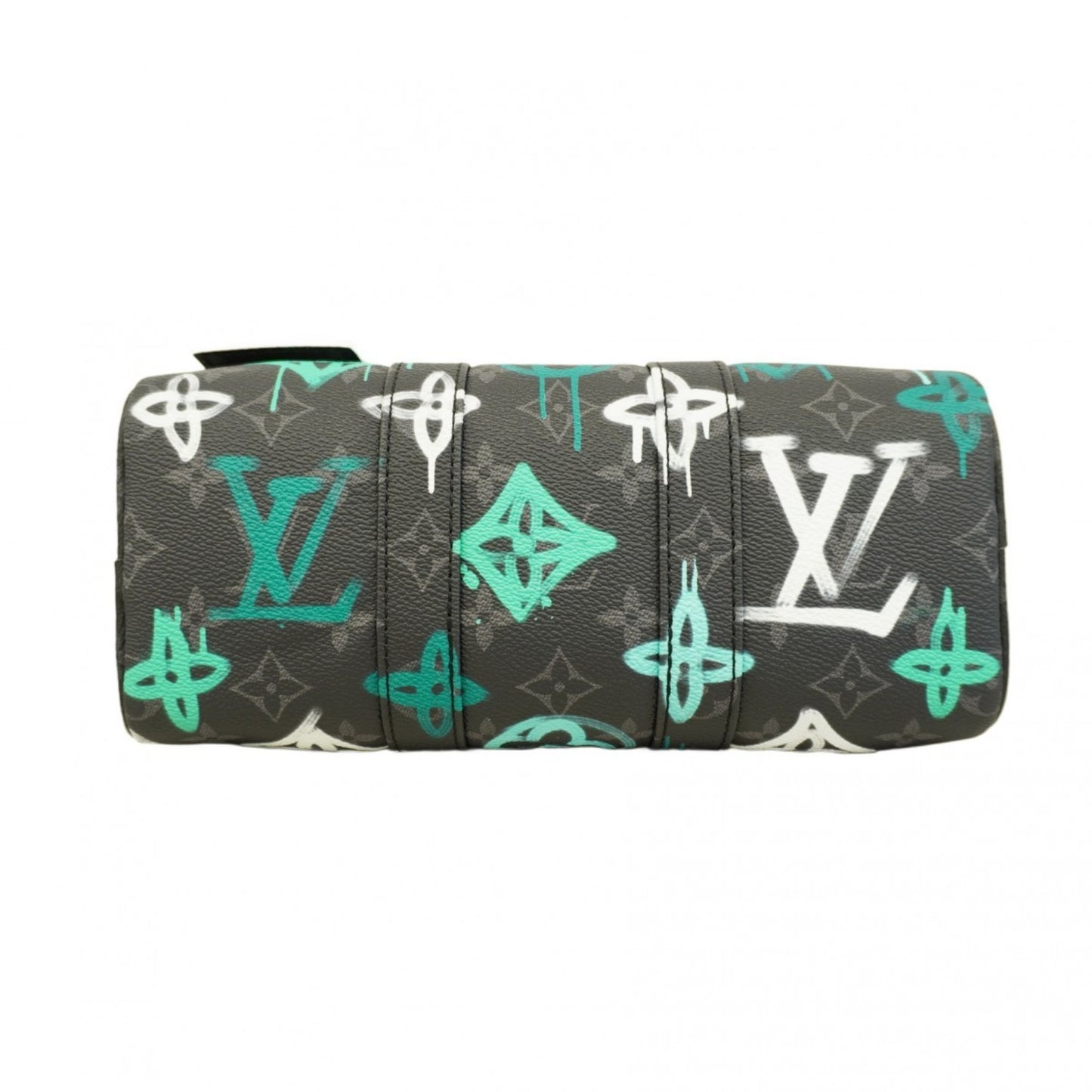 Louis Vuitton Monogram Eclipse Speedy Bandouliere 25 Handbag M21399 Black/Green 2-Way Bag