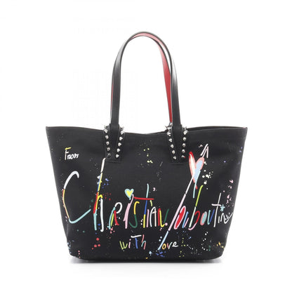 Christian Louboutin Cabata Beach Small Tote Bag Canvas Leather