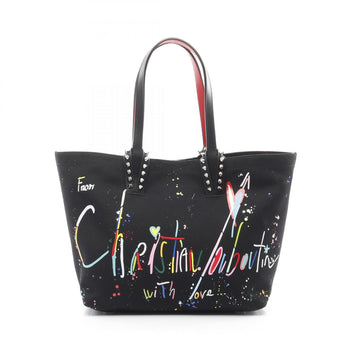 Christian Louboutin Cabata Beach Small Tote Bag Canvas Leather
