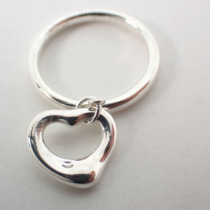 Tiffany 925 Heart Ring Size 7 J9-3