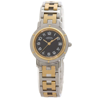Hermes Clipper Watch Stainless Steel Ssxgp