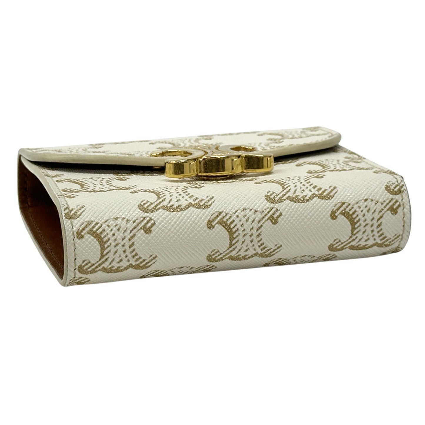 Celine Triomphe Tri-Fold Wallet For Women