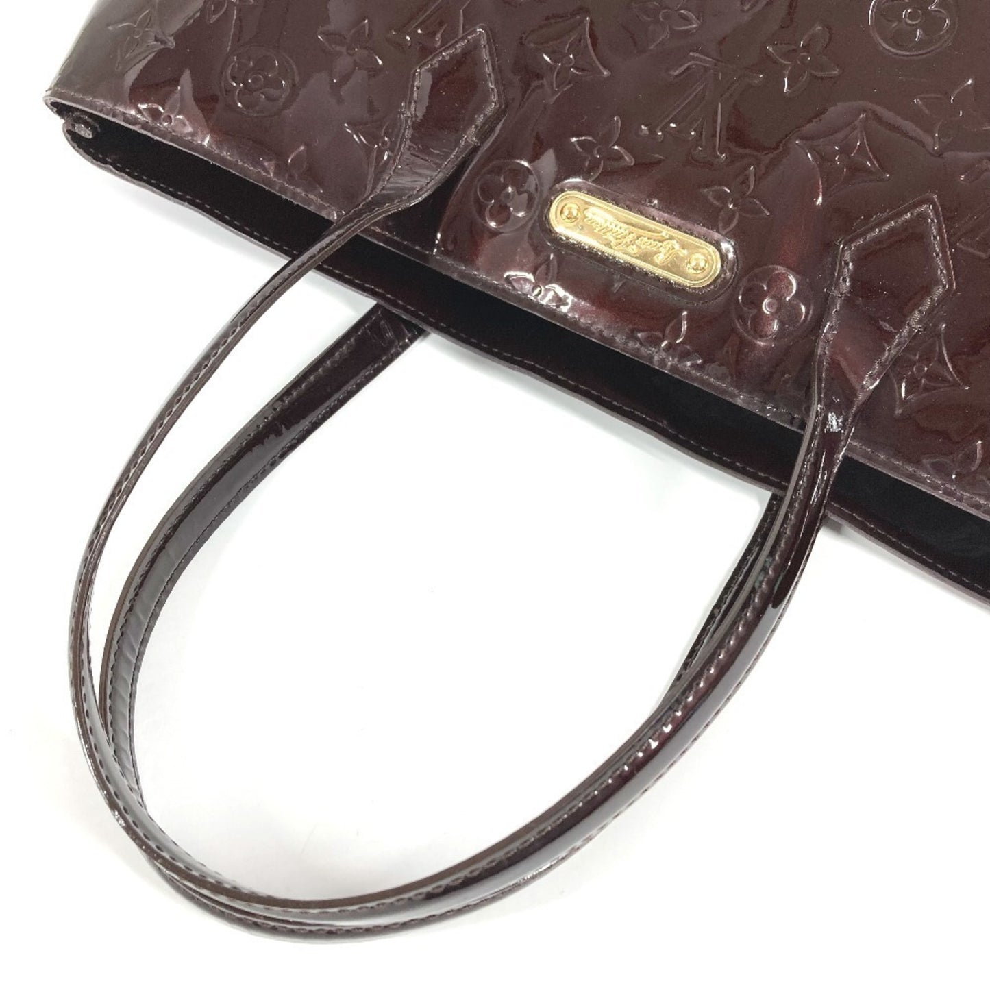 Louis Vuitton M91645 Monogram Vernis Wilshire Mm Tote Bag