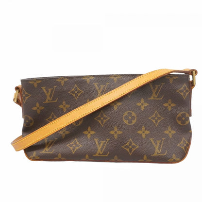 Louis Vuitton Monogram Trotter Shoulder Bag M51240 Brown