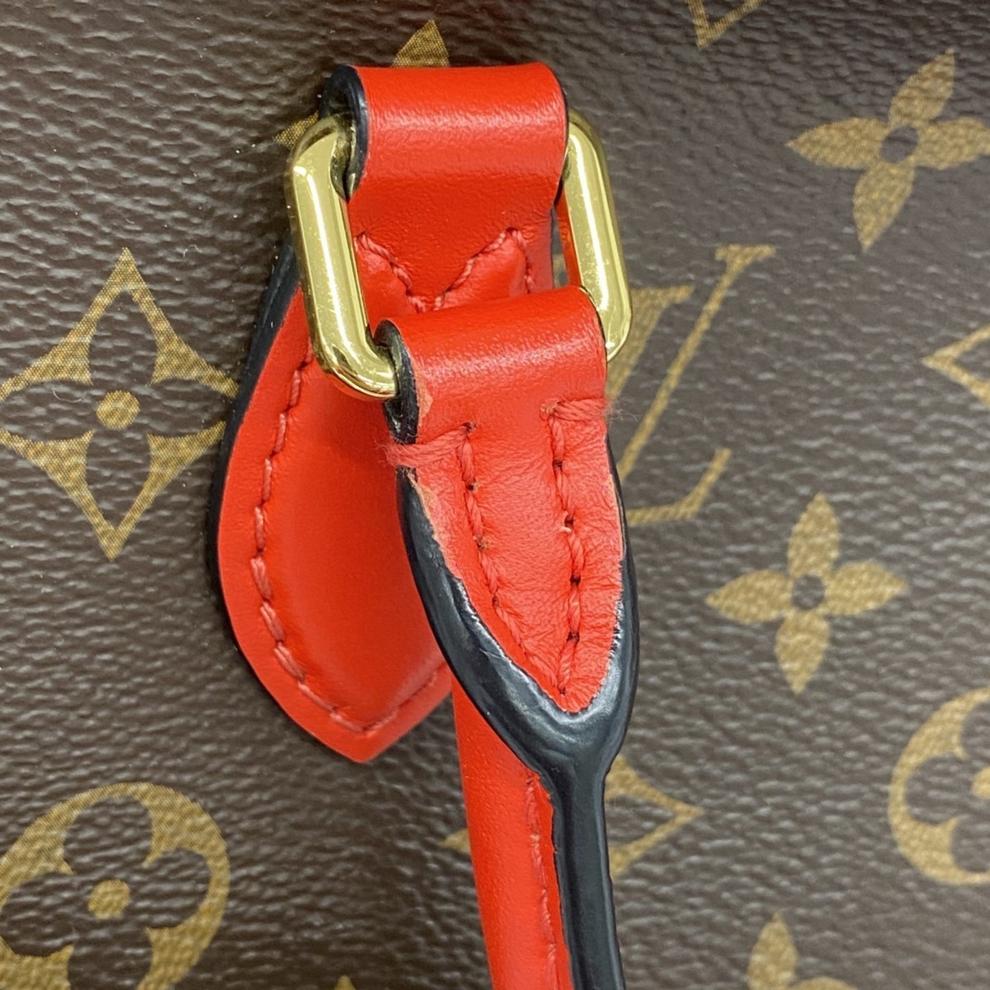 Louis Vuitton Monogram Flower Tote M43553 Brown Coquelicot 2-Way Bag