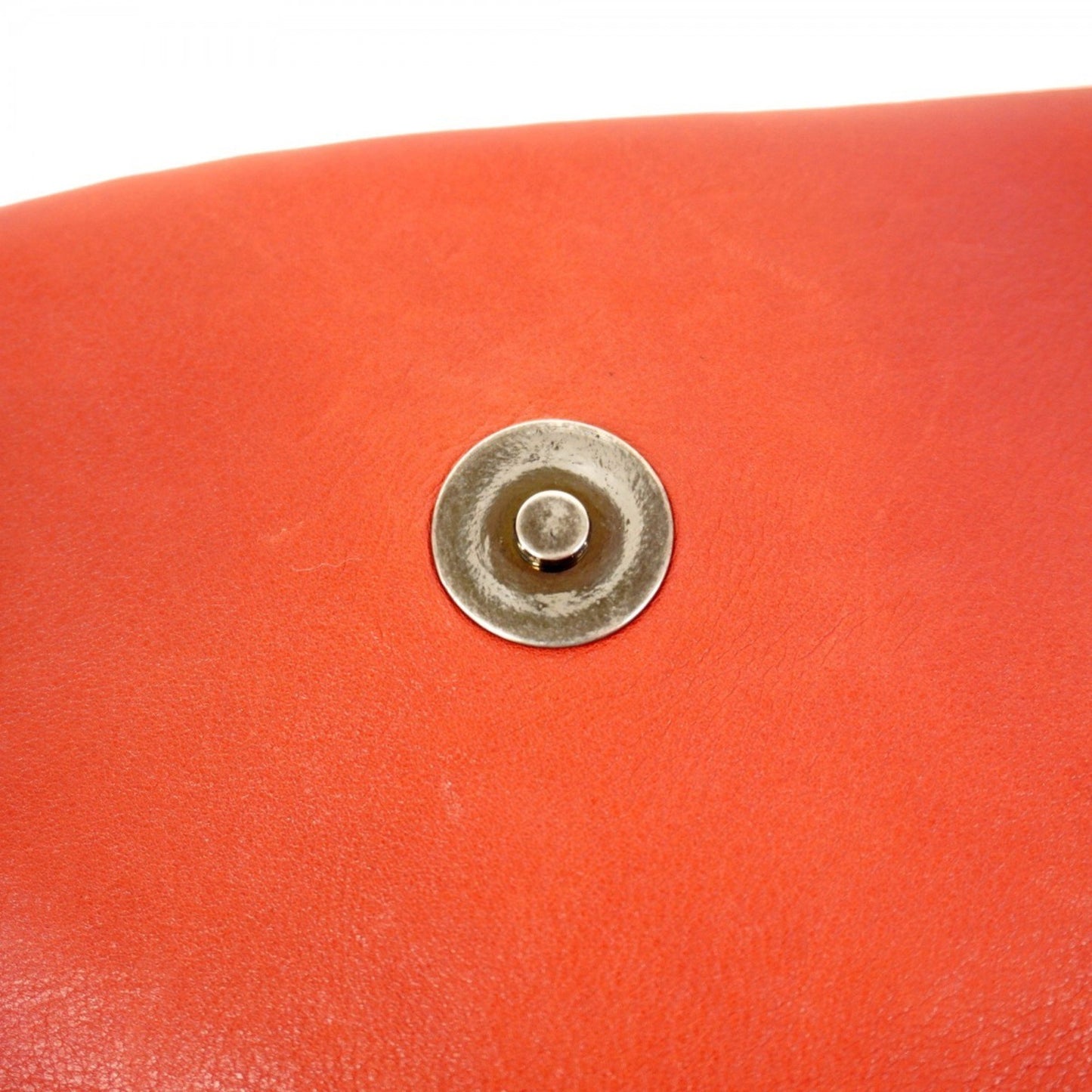 Chanel Shoulder Bag Wild Stitch W Chain Leather Red