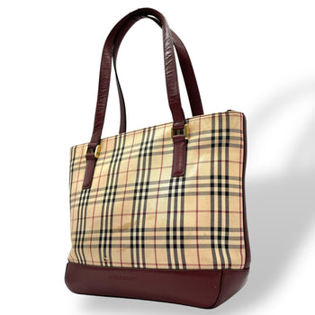 Burberry Nova Check Handbag Tote Bag