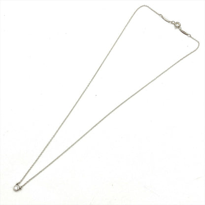 Tiffany & Co. By The Yard Necklace Diamond Sv925 1.6G Silver