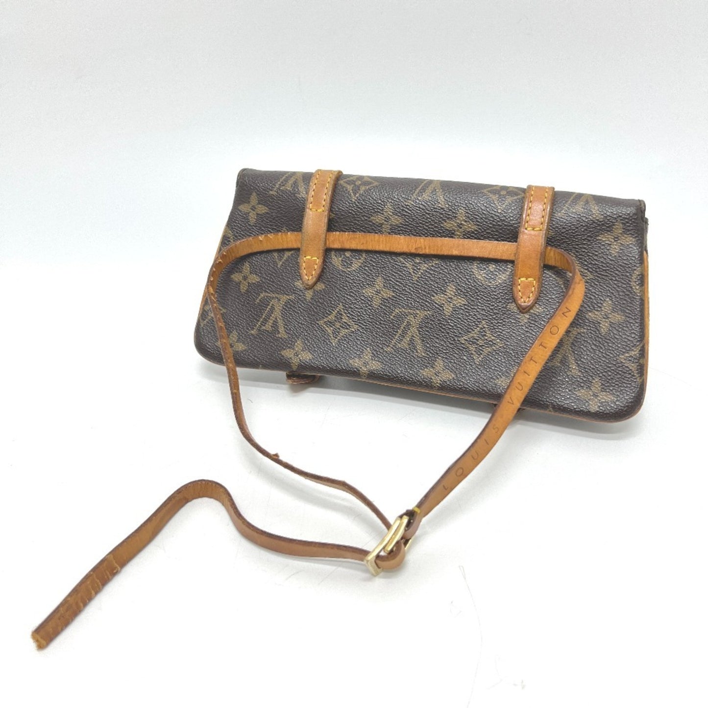 Louis Vuitton M51159 Monogram Canvas Pochette Marel Bag