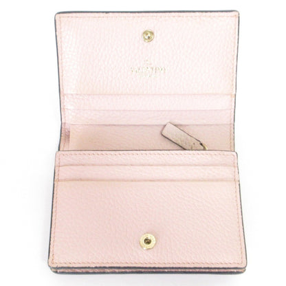 Valentino Rockstud Bi-Fold Wallet Pink