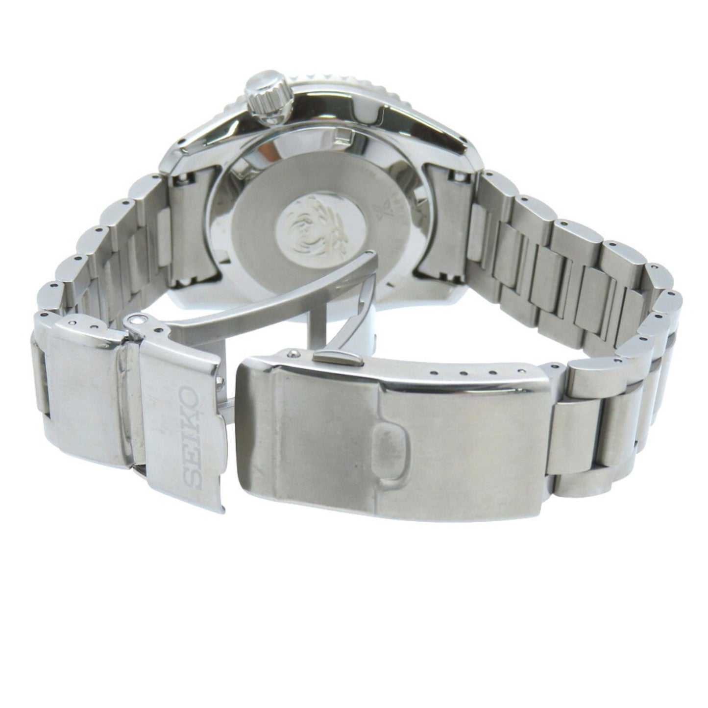 Like New Seiko Prospex Mechanical Divers Gmt Sbej009 / 6R54-00D0 Automatic Watch Ss Green Dial