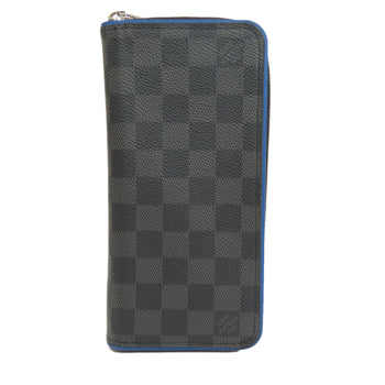 Louis Vuitton N64436 Zippy Wallet Vertical Long Damier Canvas