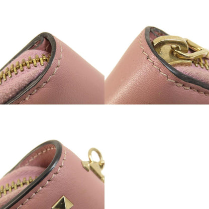 Valentino Garavani Studded Bi-Fold Wallet Leather