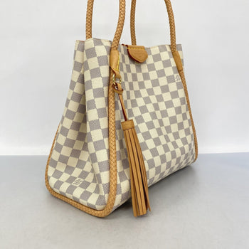 Louis Vuitton Damier Azur Propriano Shoulder Bag N44027 White