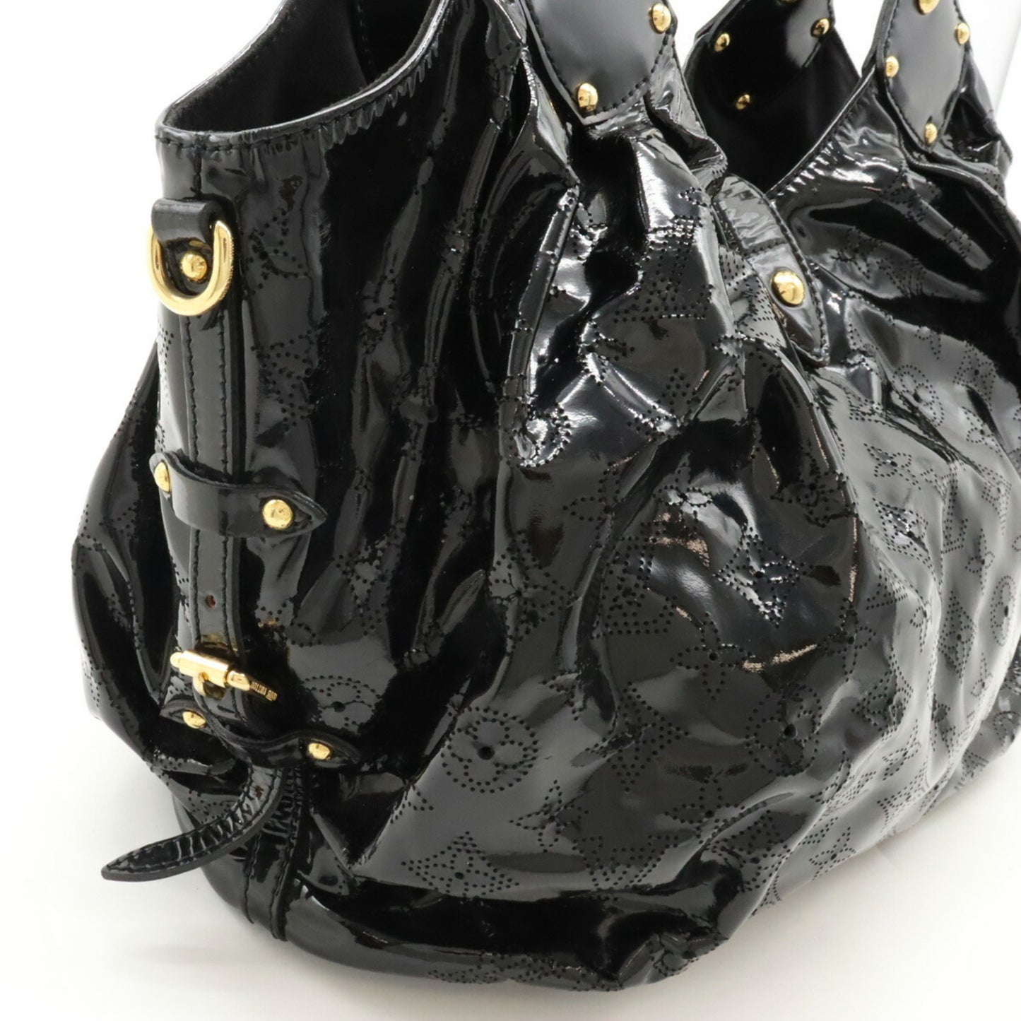 Louis Vuitton Louis Vuitton Monogram Mahina Surya L Tote Bag Shoulder Patent Leather Noir Black