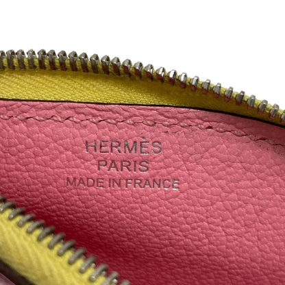 Hermes Paddock Chevre Misor Coin Case Pink