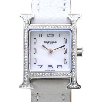 Hermes H Watch Mini Bezel Diamond Hh1.131.286