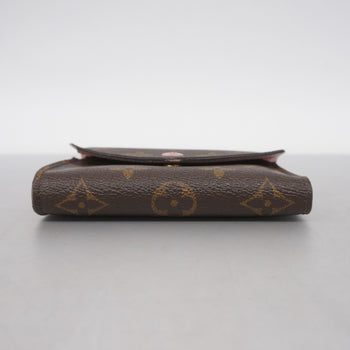 Louis Vuitton Monogram Victorine Tri-Fold Wallet M62360 Brown Rose Ballerine
