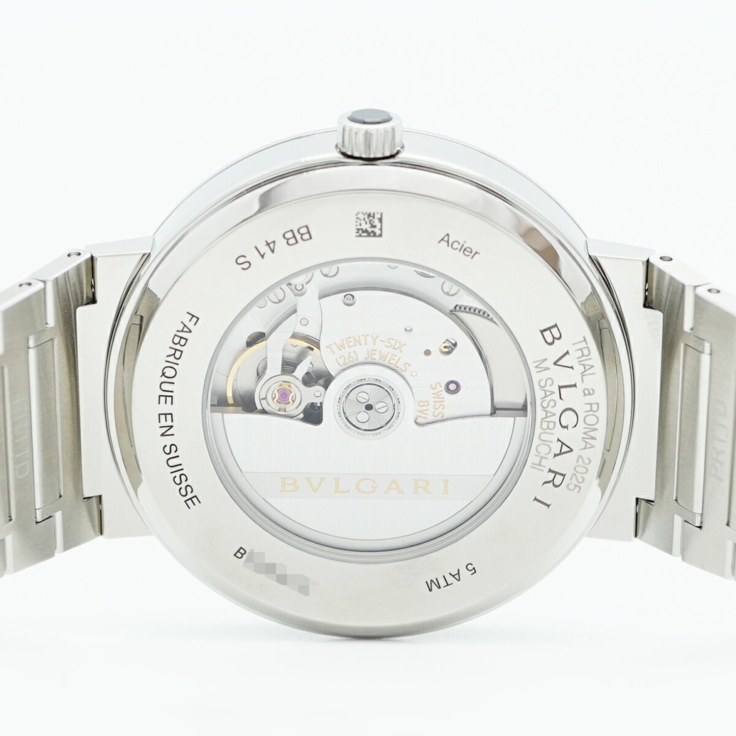 Bvlgari Bb41S Blue Dial