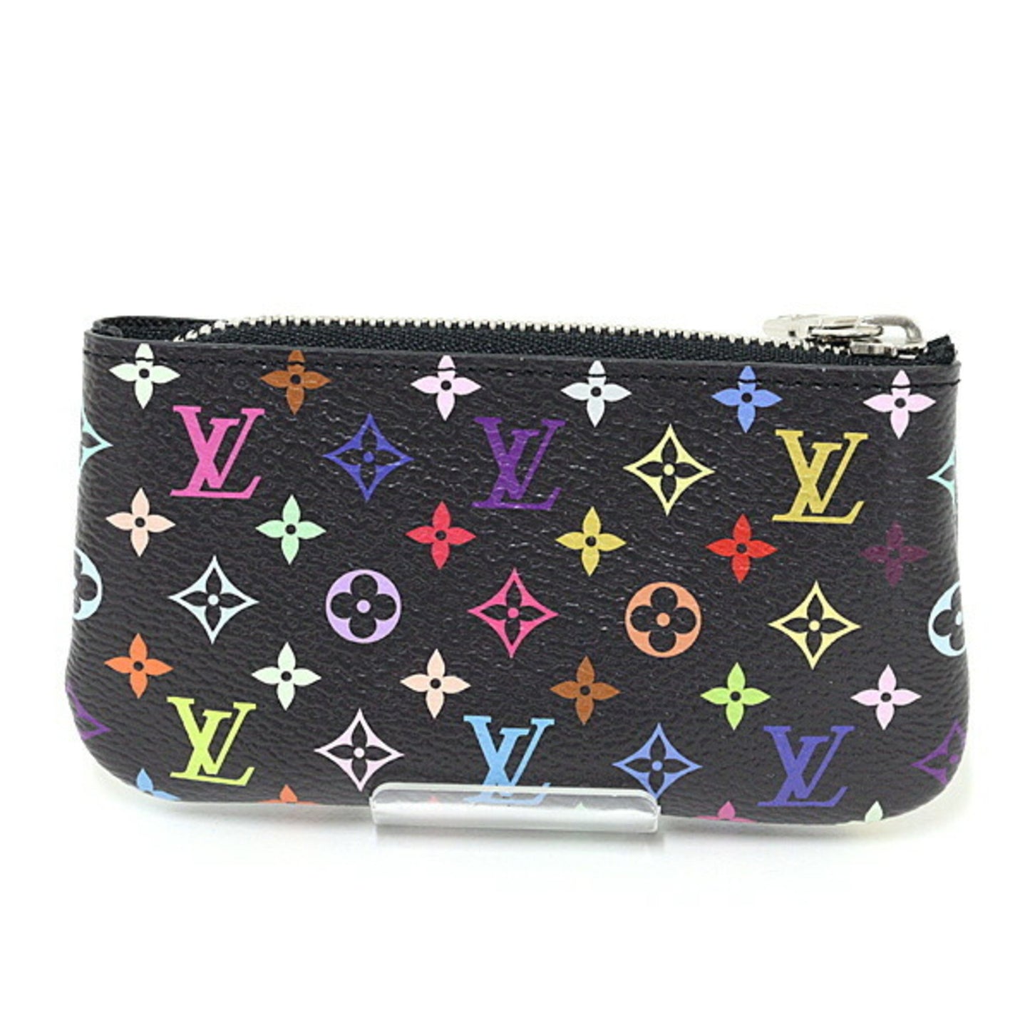 Louis Vuitton Lvtm Card Key Case Pochette Cles Monogram Multicolor Black By Takashi Murakami M13664