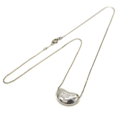 Tiffany & Co. Tiffany Elsa Peretti Bean Pendant Necklace Silver 925 Azuki Chain