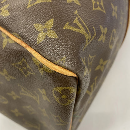Louis Vuitton Monogram Keepall 45 Boston Bag M41428 Brown
