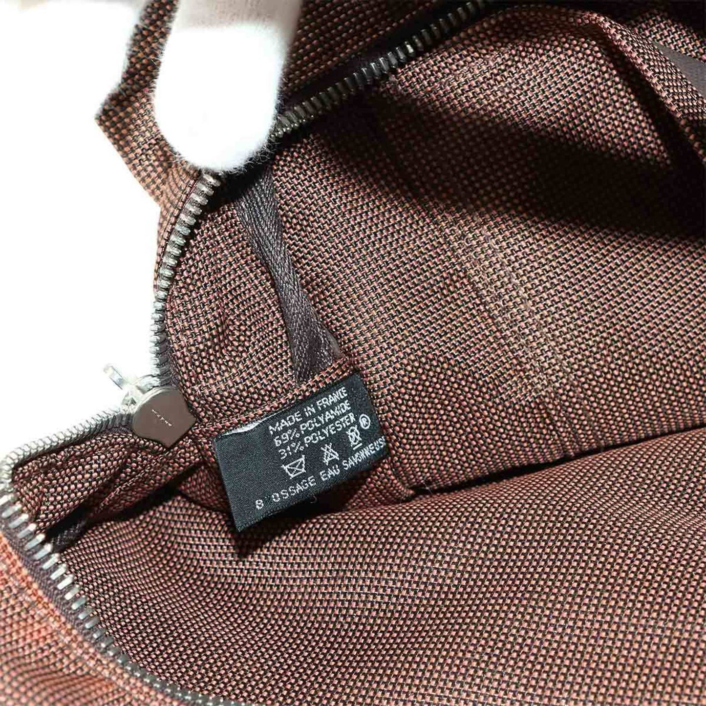 Hermes Herms Herline Mm Tote Bag In Brown Canvas