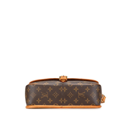 Louis Vuitton Monogram Sologne Crossbody Shoulder Bag M42250 Brown Leather
