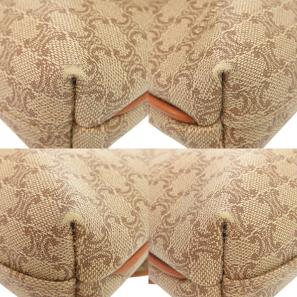 Celine Macadam Pvc/Leather Beige Shoulder Bag 0023Celine