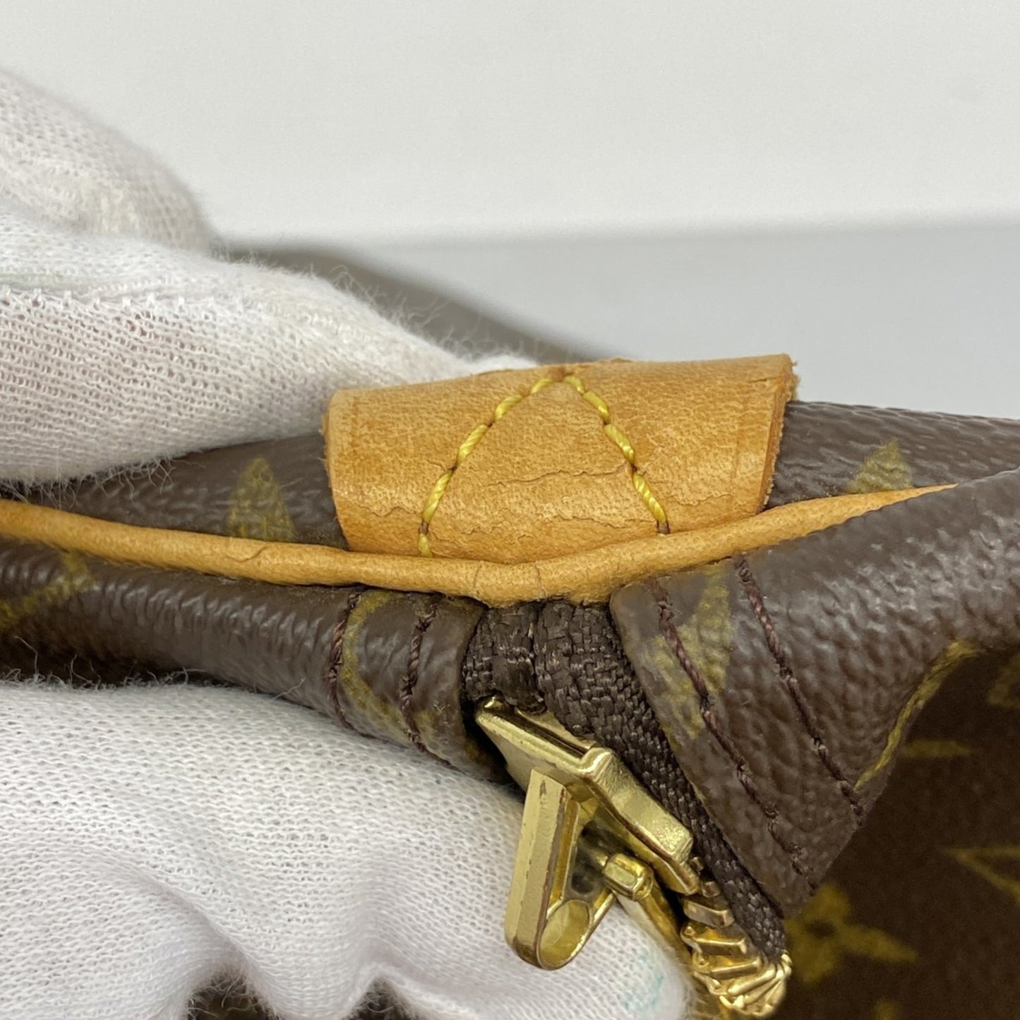 Louis Vuitton Monogram Keepall 55 Boston Bag M41424 Brown