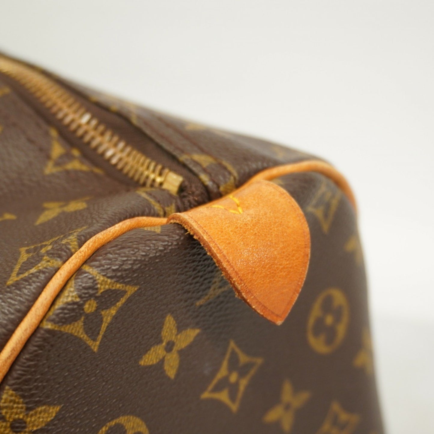 Louis Vuitton Monogram Keepall 55 Boston Bag M41424 Brown