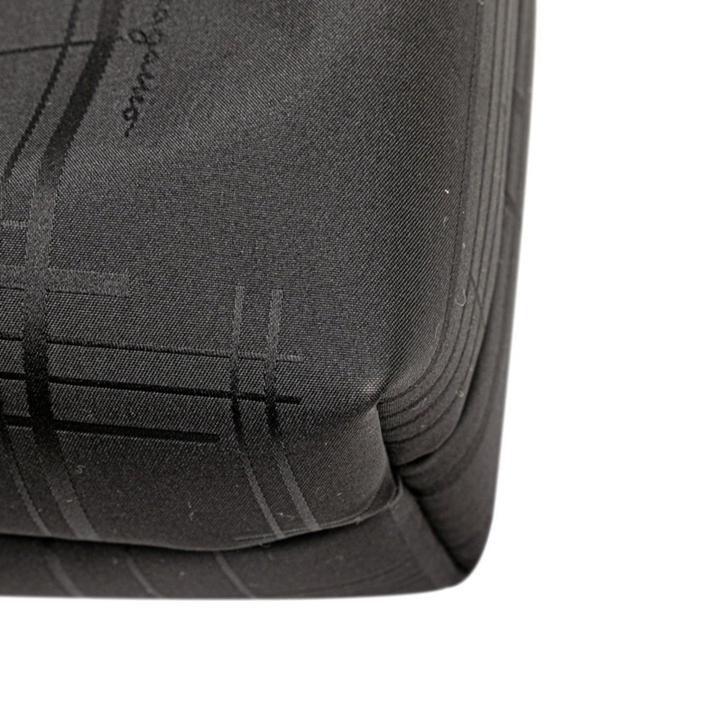 Salvatore Ferragamo Logo Pouch In Black Nylon